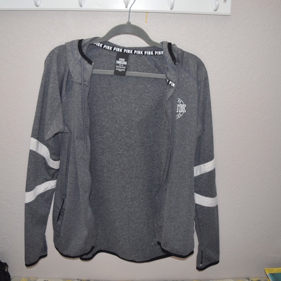 PINK Victoria's Secret Jackets & Blazers - Victoria Secret PiNK hoodie/jacket